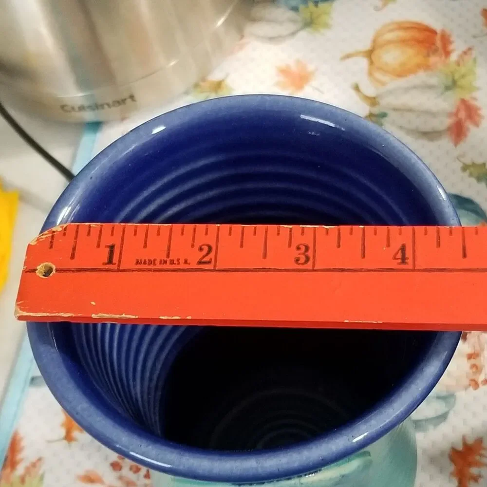 Chatham Stoneware wheel thrown stoneware utensil holder signed - Picture 8 of 10